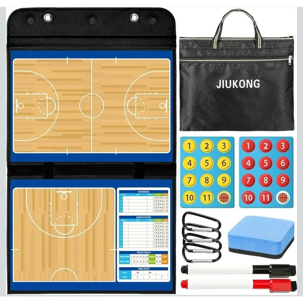 Magnetic Basketball Coaching Board Portable Dry Erase w/Bag+ NIP gift